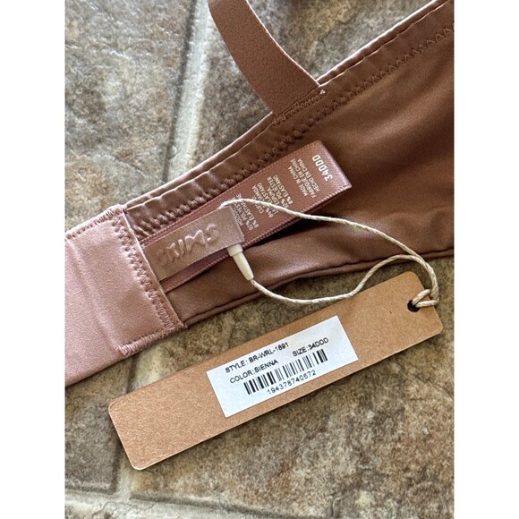 Skims Wireless Form Push-up Plunge Bra Sienna Size 34DDD - Picture 7 of 7